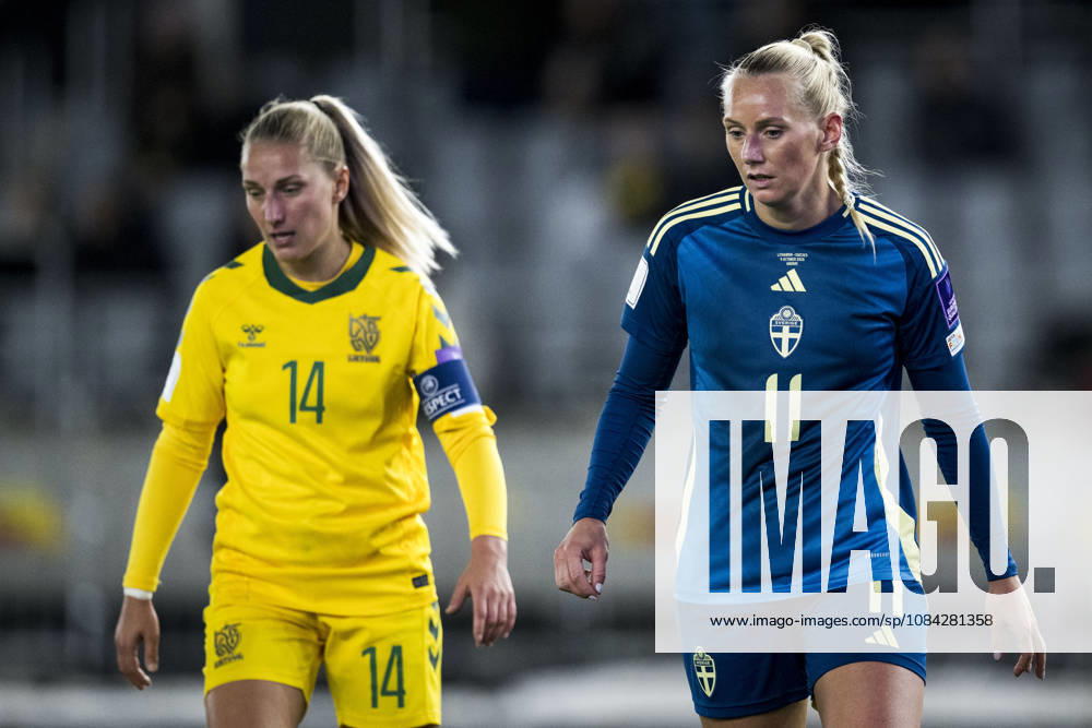 Stina Blackstenius of Sweden during the FIFA Women’s World Cup qualifying playoff soccer match between Lithuania and Sweden on October 9, 2026 in Kaunas. Photo by Mathias Bergeld, BILDBYRAN, code MB MB1418. soccer, football, World Cup qualifier, FIFA Women’s World Cup qualifier, playoff, Lithuania, Sweden, women’s soccer, BBENG, play-off