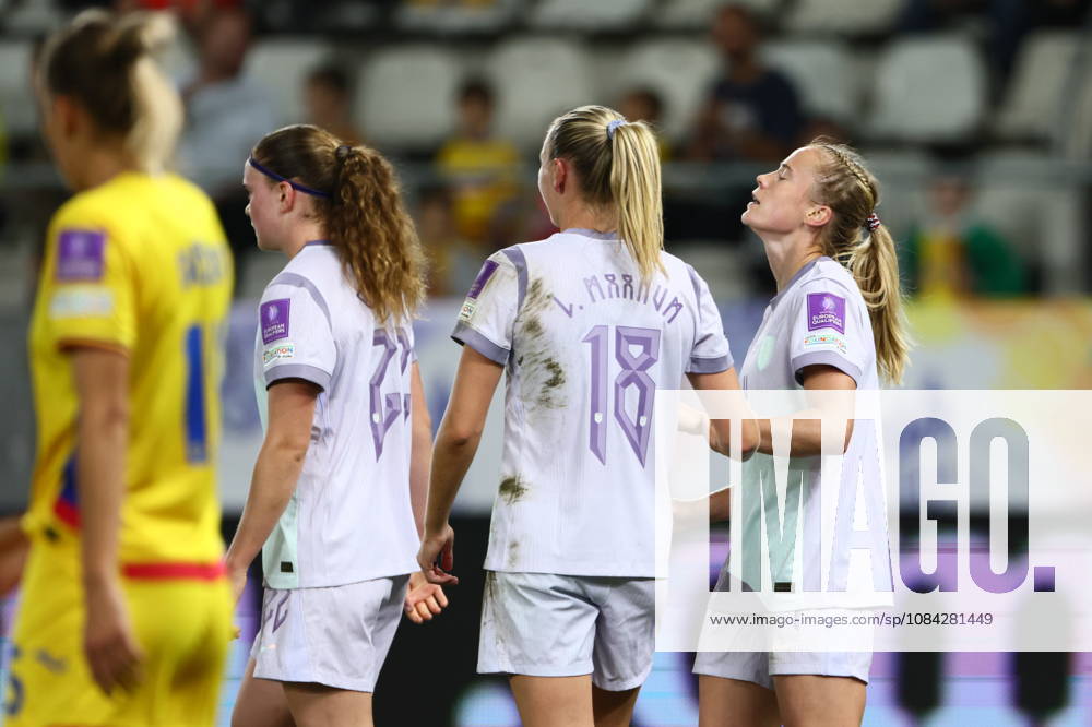 Women s World Cup Qualifier: Romania vs. Norway, Bucharest, October 9, 2026—in the World Cup qualifying soccer match between Romania and Norway at the Stadionul Arcul de Triumf in Bucharest. Photo by Nikola Krstic, NTB. . RESTRICTED USE FOR BETTING COMPANIES.