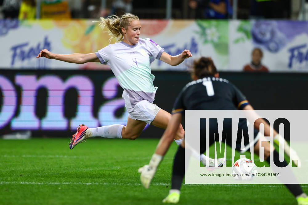 Women s World Cup Qualifier: Romania vs. Norway, Bucharest, October 9, 2026—A photo from the World Cup qualifying soccer match between Romania and Norway at Stadionul Arcul de Triumf in Bucharest. Photo by Nikola Krstic, NTB. . RESTRICTED USE FOR BETTING COMPANIES.
