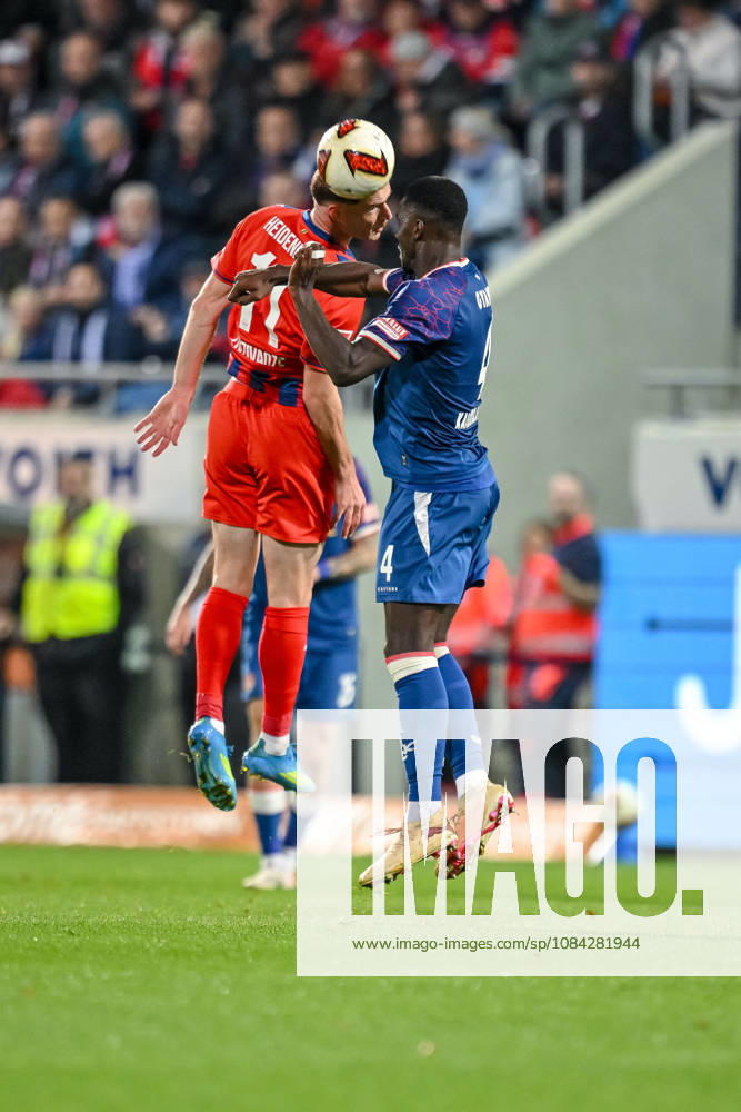 Budu Siwsiwadse of 1 FC Heidenheim 1846 and Maxwell Gyamfi of 1 FC Kaiserslautern go head-to-head during the 2. Bundesliga match between 1 FC Heidenheim and 1 FC Kaiserslautern, at the Voith Arena on October 9, 2026, in Heidenheim an der Brenz, Germany. Photo by Harry Langer, DeFodi Images. Budu Siwsiwadse of 1 FC Heidenheim 1846 and Maxwell Gyamfi of 1 FC Kaiserslautern battle for the ball during the 2. Bundesliga match between 1 FC Heidenheim and 1 FC Kaiserslautern at Voith Arena on October 9, 2026, in Heidenheim an der Brenz, Germany Photo by Harry Langer DeFodi Images DFB and DFL regulations prohibit any use of photographs as image sequences and or quasi-video Photo by Harry Langer DeFodi Images DFB and DFL regulations prohibit any use of photographs as imSEQUENCES AND OR QUASI-VIDEO