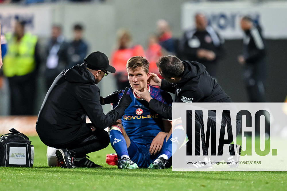 Fabian Kunze of 1 FC Kaiserslautern was injured during the 2. Bundesliga match between 1 FC Heidenheim and 1 FC Kaiserslautern, Voith Arena on October 9, 2026, in Heidenheim an der Brenz, Germany. Photo by Harry Langer, DeFodi Images. Fabian Kunze of 1 FC Kaiserslautern was injured during the 2nd Bundesliga match between 1 FC Heidenheim and 1 FC Kaiserslautern at Voith Arena on October 9, 2026 in Heidenheim an der Brenz, Germany. Photo by Harry Langer, DeFodi Images. DFB and DFL regulations prohibit any use of photographs as image sequences and or quasi-video. Photo by Harry Langer, DeFodi Images. DFB and DFL regulations prohibit any use of photographs as imSEQUENCES AND OR QUASI-VIDEO