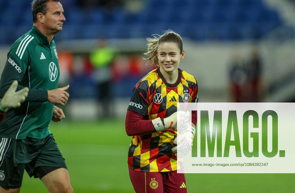 GER, Karlsruhe, Germany vs. Australia, FIFA, DFB, Soccer, 2026–2027 Season, BBBank Wildpark, friendly match; pictured from left: Stina Johannes (Germany), Women’s National Team; DFB DFL REGULATIONS PROHIBIT ANY USE OF PHOTOGRAPHS AS IMAGE SEQUENCES AND OR QUASI-VIDEO