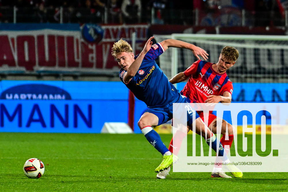 GER, Soccer, Men s, 2. Bundesliga, Matchday 7, 1. FC Heidenheim vs. 1. FC Kaiserslautern; Mika Haas (Kaiserslautern), 22; Jan Schöppner (Heidenheim), 3; Heidenheim Voith Arena, Baden-Württemberg, Germany