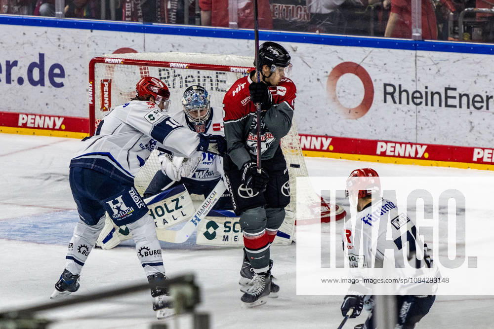 Joacim Eriksson, Schwenninger Wild Wings, 60, Mirko Hoefflin, Schwenninger Wild Wings, 10; William Weber, Schwenninger Wild Wings, 78; Cologne Sharks vs. Schwenninger Wild Wings, Ice Hockey, Penny DEL, Matchday 07, 2026–2027, October 9, 2026, Cologne Sharks vs. Schwenninger Wild Wings, Ice Hockey, Penny DEL, Matchday 07, 2026–2027, October 9, 2026, Cologne