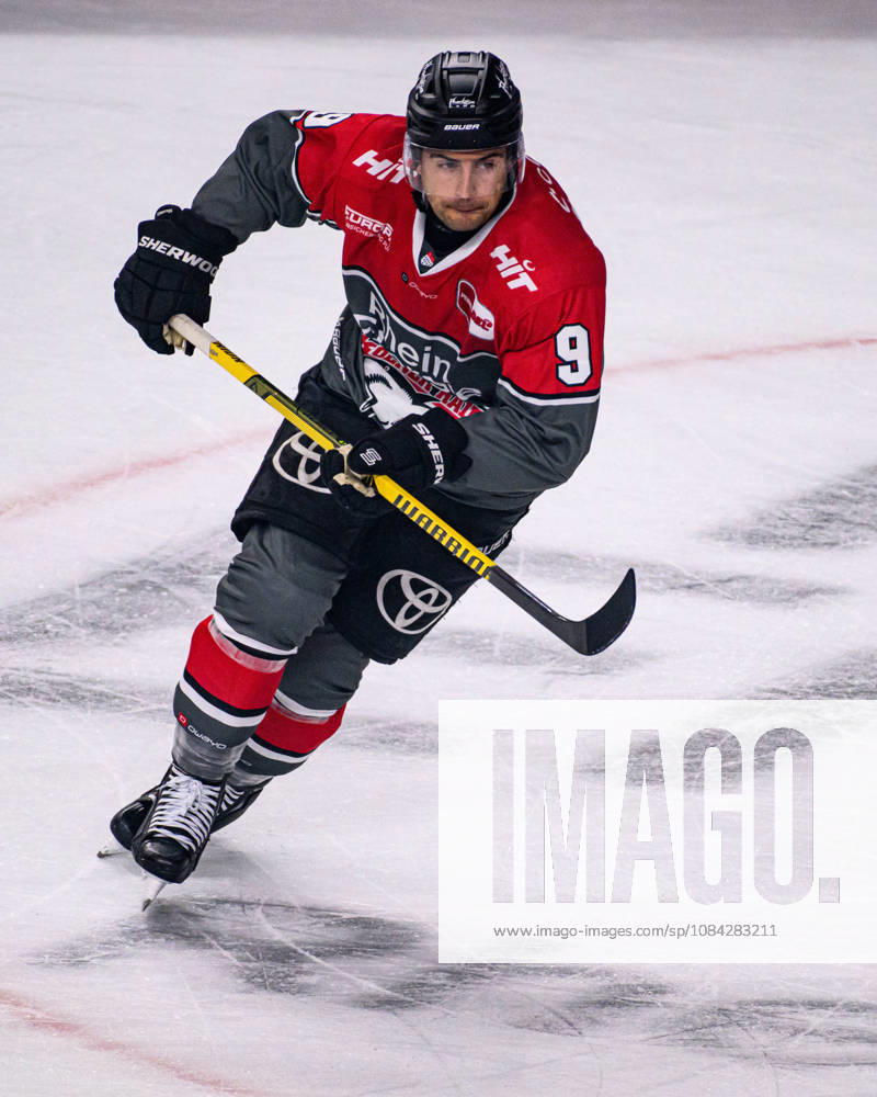 COLOGNE, GERMANY - 9 OCTOBER, 2026: Maximilian Kammerer - The PENNY DEL Ice hockey, Eishockey match Koelner Haie vs. Schwenninger Wild Wings at LANXESS arena.