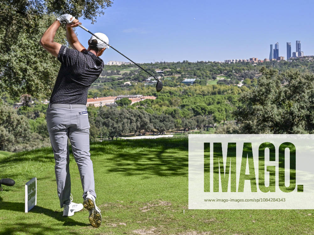 LUDVIG ABERG of Sweden hitting the ball from the tee during the Open de EspaoÂ±a presented by Madrid at Club de Campo Villa de Madrid on October 09, 2026 in Madrid, Spain. Madrid Spain - ZUMAc312 20261009_zsp_c312_223