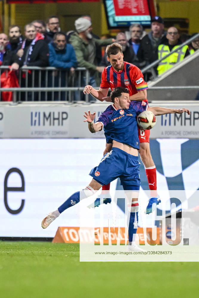 Erencan Yardimsi of 1 FC Kaiserslautern and Patrick Mainka of 1 FC Heidenheim 1846 go head-to-head during the 2. Bundesliga match between 1 FC Heidenheim and 1 FC Kaiserslautern, at the Voith Arena on October 9, 2026, in Heidenheim an der Brenz, Germany. Photo by Harry Langer, DeFodi Images. Erencan Yardimsi of 1 FC Kaiserslautern and Patrick Mainka of 1 FC Heidenheim 1846 battle for the ball during the 2. Bundesliga match between 1 FC Heidenheim and 1 FC Kaiserslautern at Voith Arena on October 9, 2026, in Heidenheim an der Brenz, Germany Photo by Harry Langer DeFodi Images DFB and DFL regulations prohibit any use of photographs as image sequences and or quasi-video Photo by Harry Langer DeFodi Images DFB and DFL regulations prohibit any use of photographs as imSEQUENCES AND OR QUASI-VIDEO
