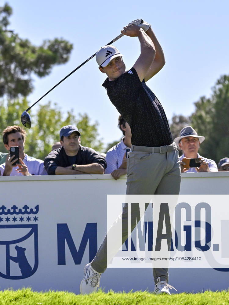 LUDVIG ABERG of Sweden hitting the ball from the tee during the Open de EspaoÂ±a presented by Madrid at Club de Campo Villa de Madrid on October 09, 2026 in Madrid, Spain. Madrid Spain - ZUMAc312 20261009_zsp_c312_226