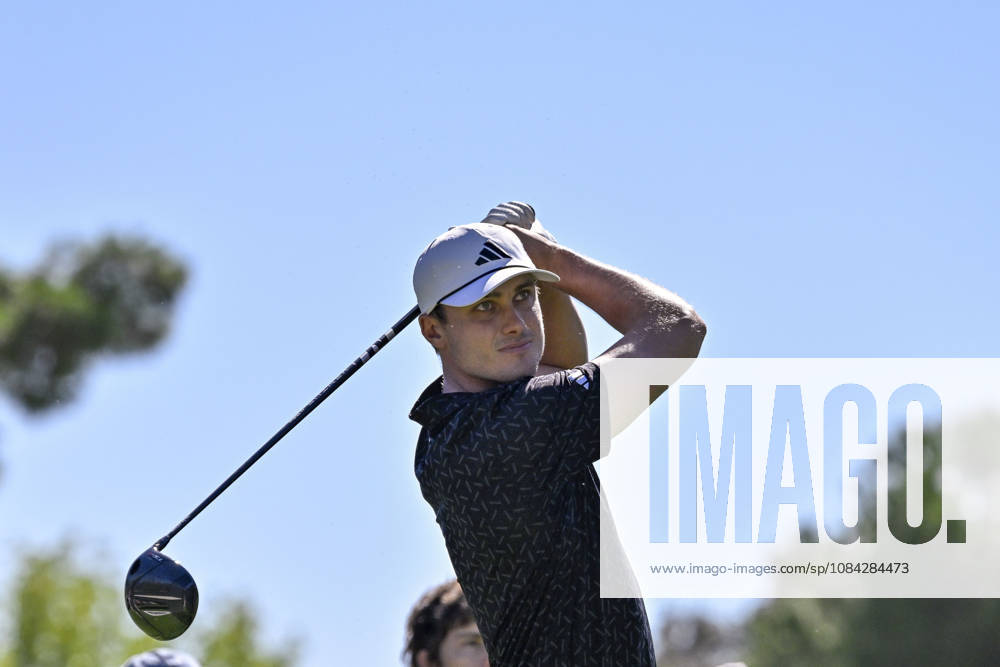 LUDVIG ABERG of Sweden hitting the ball from the tee during the Open de Espao±a presented by Madrid at Club de Campo Villa de Madrid on October 09, 2026 in Madrid, Spain. Madrid Spain - ZUMAc312 20261009_zsp_c312_228