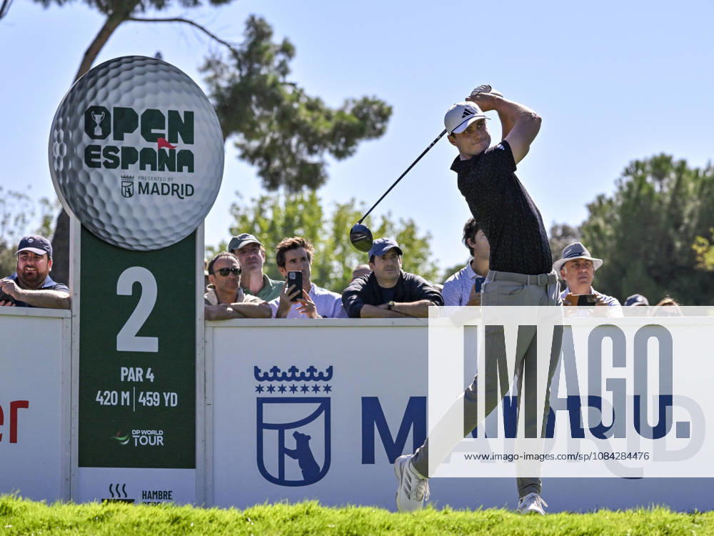 LUDVIG ABERG of Sweden hitting the ball from the tee during the Open de EspaoÂ±a presented by Madrid at Club de Campo Villa de Madrid on October 09, 2026 in Madrid, Spain. Madrid Spain - ZUMAc312 20261009_zsp_c312_230