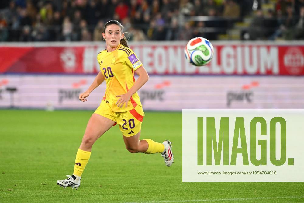 Belgium v Poland - FIFA Women s World Cup 2027 UEFA Qualifiers LEUVEN, BELGIUM - OCTOBER 09 : Detruyer Marie midfielder of Belgium during the FIFA Women s World Cup 2027 UEFA European Qualifiers play-offs round 1 path 2 first leg match between Belgium and Poland on October 9, 2026 in Leuven, Belgium, 09 10 2026 Leuven Belgium