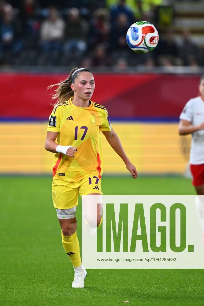 Belgium v Poland - FIFA Women s World Cup 2027 UEFA Qualifiers LEUVEN, BELGIUM - OCTOBER 09 : Janssens Jill forward of Belgium during the FIFA Women s World Cup 2027 UEFA European Qualifiers play-offs round 1 path 2 first leg match between Belgium and Poland on October 9, 2026 in Leuven, Belgium, 09 10 2026 Leuven Belgium