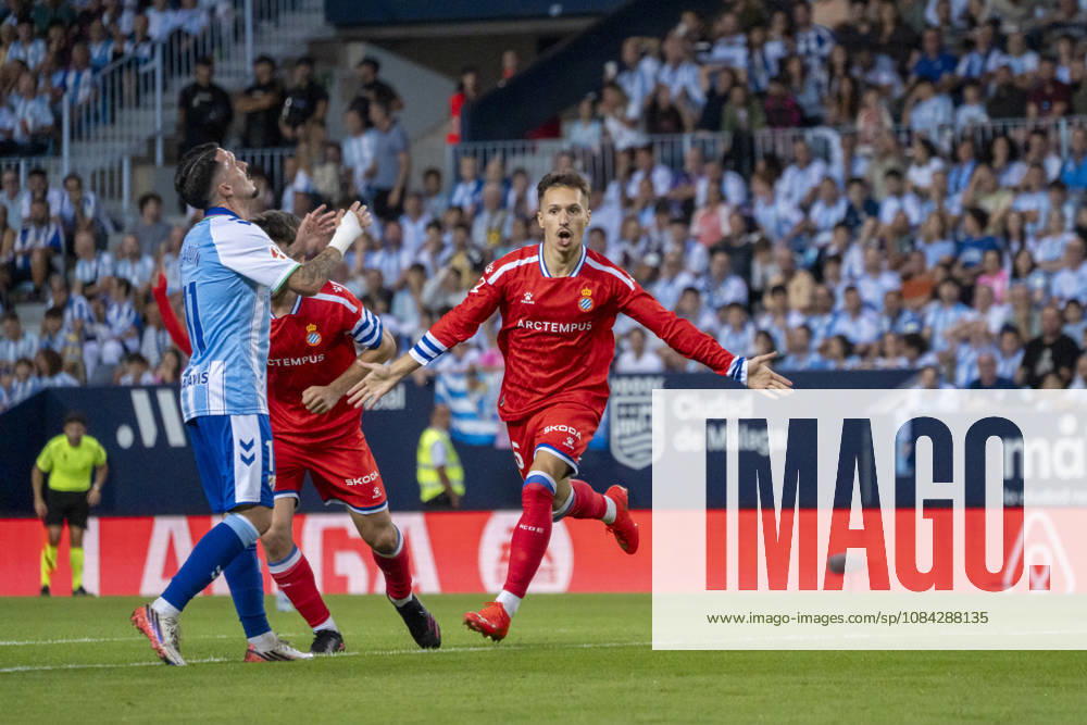 during La Liga match between Malaga and RCD Espanyol at the Estadio de la Rosaleda on the 9th of October, 2026 in Malaga, Spain
