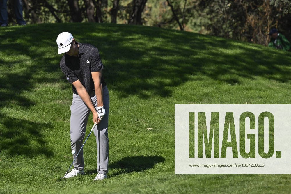 LUDVIG ABERG of Sweden hitting the ball out of the rough during the Open de EspaoÂ±a presented by Madrid at Club de Campo Villa de Madrid on October 09, 2026 in Madrid, Spain. Madrid Spain - ZUMAc312 20261009_zsp_c312_395