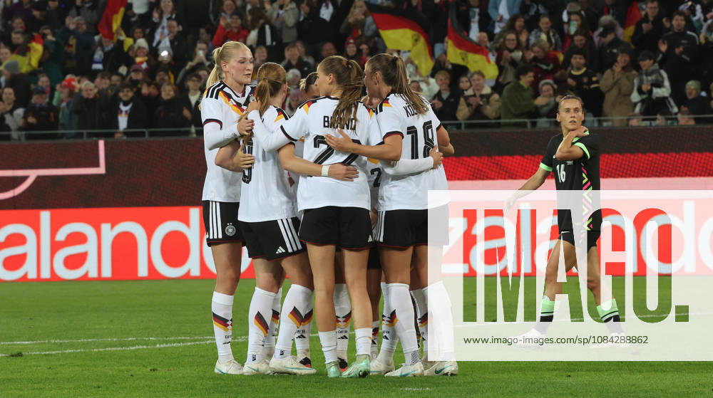 Karlsruhe, Women s International Soccer Match: Germany vs. Australia, Germany Celebrates