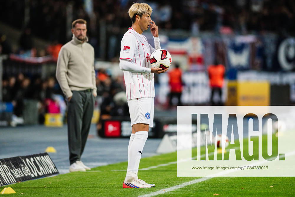 2. Bundesliga: Eintracht Braunschweig vs. Holstein Kiel, October 9, 2026; Hiroki Sekine, Holstein Kiel, 32; Soccer; 2. Bundesliga; Matchday 7: Eintracht Braunschweig vs. Holstein Kiel on October 9, 2026, at Eintracht Stadium, Braunschweig DFL regulations prohibit any use of photographs as image sequences and or quasi-video