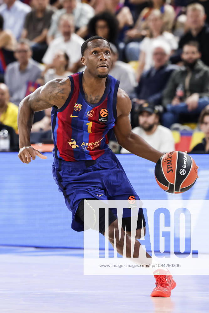 Umoja Gibson of FC Barcelona, Barca in action during the EuroLeague League Phase MD 4 match played between FC Barcelona and Zalgiris Kaunas at Palau Blaugrana on October 09, 2026 in Barcelona, Spain. FC Barcelona V Zalgiris Kaunas - Euroleague 2026 2027 - ZUMAa181 20261009_zaa_a181_279
