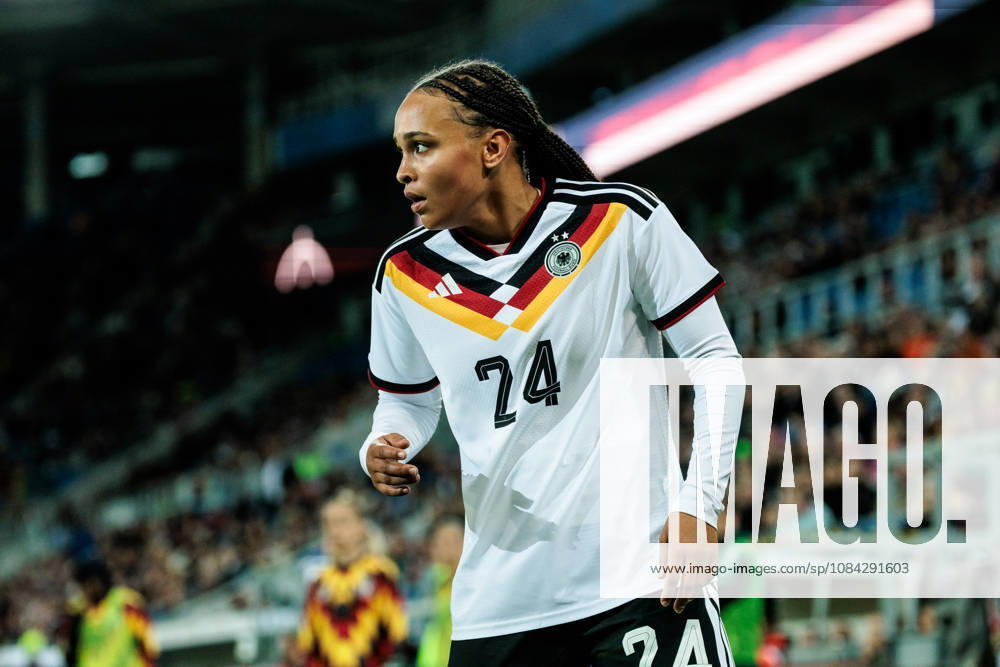 Lisa Baum (Germany, 24) during the International Friendly, Länderspiel, Nationalmannschaft match between Germany vs. Australia at BBBank Wildpark on October 09, 2026 in Karlsruhe, Germany. Germany