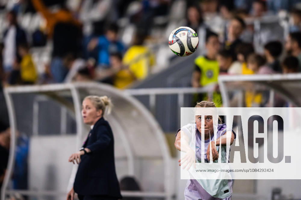 Julie Blakstad of Norway during the FIFA Women’s World Cup Qualifier soccer match between Romania and Norway on October 9, 2026 in Bucharest. Photo by Marius Simensen, BILDBYRAN COP 238 bbeng women FIFA World Cup qualifiers soccer football international match Norway Romania