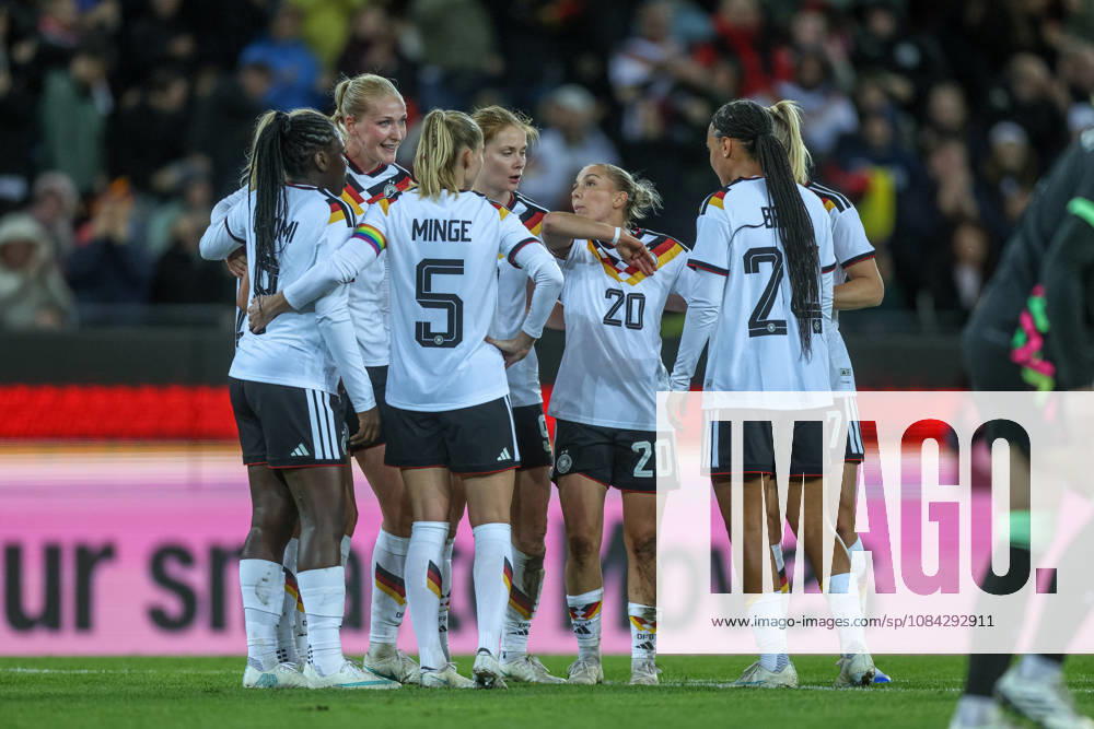 GER, Karlsruhe, Germany vs. Australia, FIFA, DFB, Soccer, 2026–2027 Season, BBBank Wildpark, Friendly Match: Photo by Camilla Küver, Germany, Women’s National Team, Goal, Celebration and Joy, Emotions DFB DFL REGULATIONS PROHIBIT ANY USE OF PHOTOGRAPHS AS IMAGE SEQUENCES AND OR QUASI-VIDEO