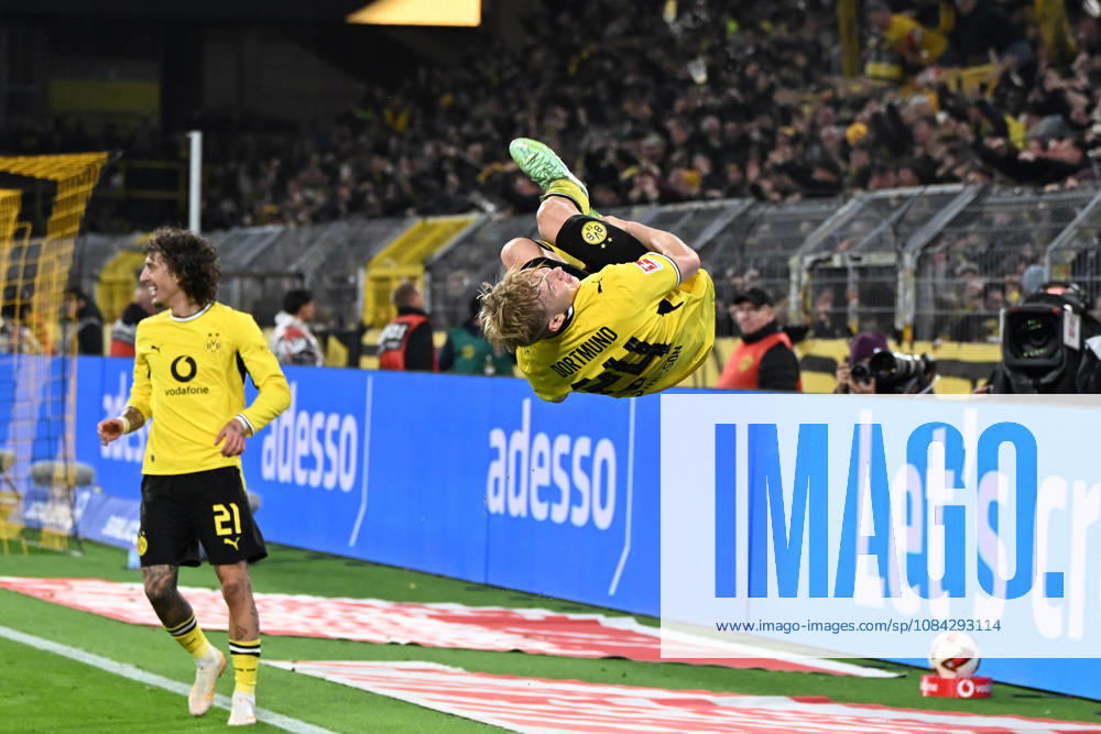 Daniel Svensson, Borussia Dortmund, celebrates his goal, making the score 1–0, during the Bundesliga match between Borussia Dortmund and SV Werder Bremen at Signal Iduna Park on October 9, 2026, in Dortmund, Germany. Photo by Ralf Treese, DeFodi Images. Daniel Svensson of Borussia Dortmund celebrates after scoring his team’s first goal during the Bundesliga match between Borussia Dortmund and SV Werder Bremen at Signal Iduna Park on October 9, 2026 in Dortmund, Germany. Photo by Ralf Treese, DeFodi Images. DFB and DFL regulations prohibit any use of photographs as image sequences and or quasi-video. Photo by Ralf Treese, DeFodi Images.