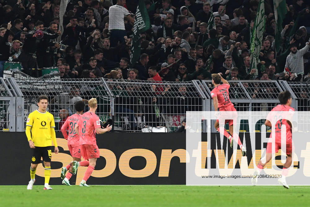 Niclas Fuellkrug of Werder Bremen celebrates his goal, which tied the score at 2–2, during the Bundesliga match between Borussia Dortmund and SV Werder Bremen at Signal Iduna Park on October 9, 2026, in Dortmund, Germany. Photo by Ralf Treese, DeFodi Images. Niclas Fuellkrug of Werder Bremen celebrates after scoring his team’s second goal during the Bundesliga match between Borussia Dortmund and SV Werder Bremen at Signal Iduna Park on October 9, 2026 in Dortmund, Germany. Photo by Ralf Treese, DeFodi Images. DFB and DFL regulations prohibit any use of photographs as image sequences and or quasi-video. Photo by Ralf Treese, DeFodi Images.