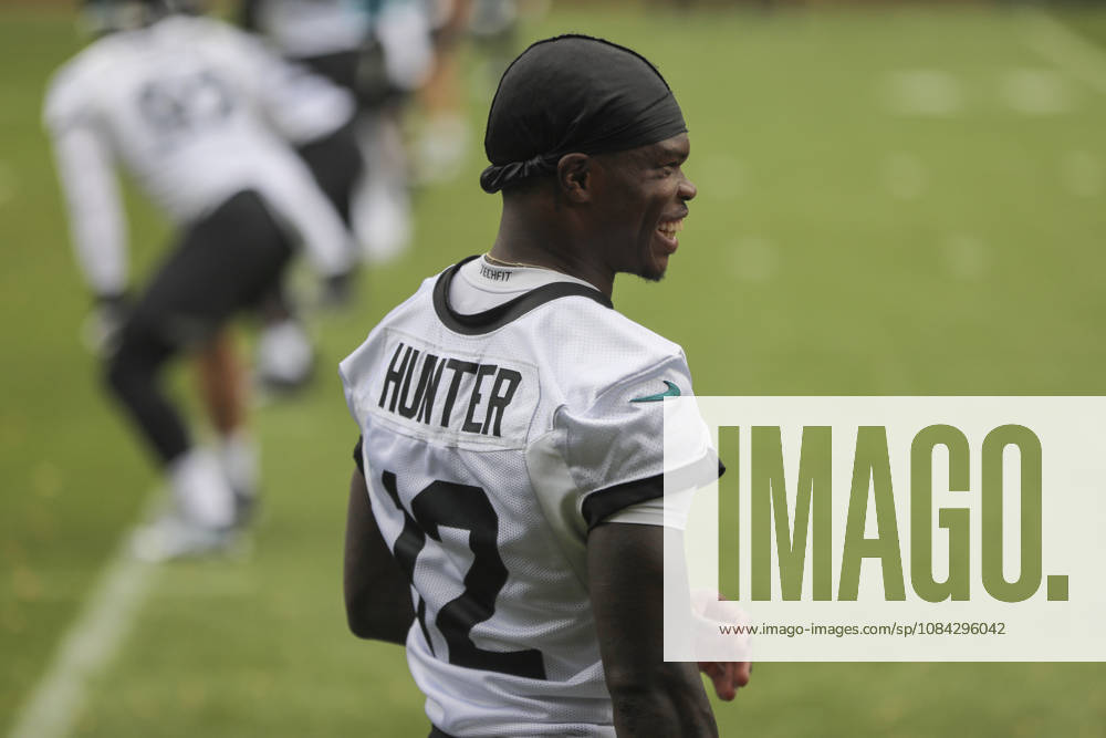 Travis Hunter of the Jacksonville Jaguars during the Jacksonville Jaguars team practise and media as part of the London NFL, American Football Herren, USA Series 2026, at the Grove, Chandler’s Cross, Hertfordshire, England, on 09 October 2026. Jody Demay - Davies SPP