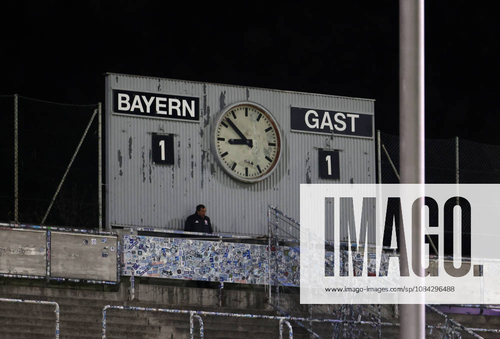 Soccer, Men s, Bavarian Regional League, 2026–2027 Season, FC Bayern Munich II vs. SpVgg Unterhaching, Grünwalder Stadium; Final score 1–1 on the scoreboard