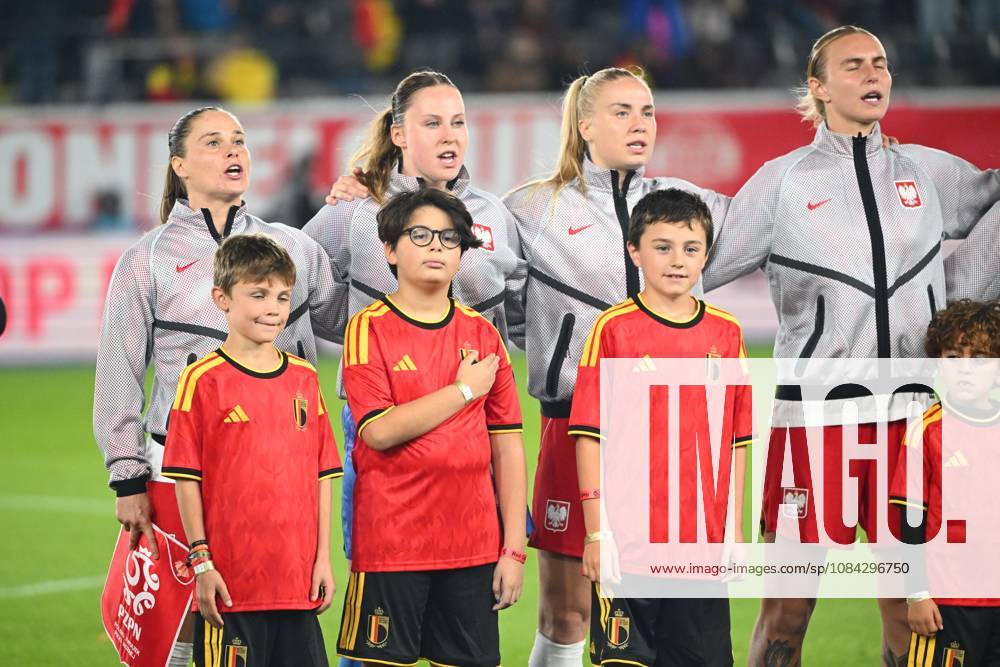 Belgium v Poland - FIFA Women s World Cup 2027 UEFA Qualifiers LEUVEN, BELGIUM - OCTOBER 09 : Players of Polen during the FIFA Women s World Cup 2027 UEFA European Qualifiers play-offs round 1 path 2 first leg match between Belgium and Poland on October 9, 2026 in Leuven, Belgium, 09 10 2026 Leuven Belgium