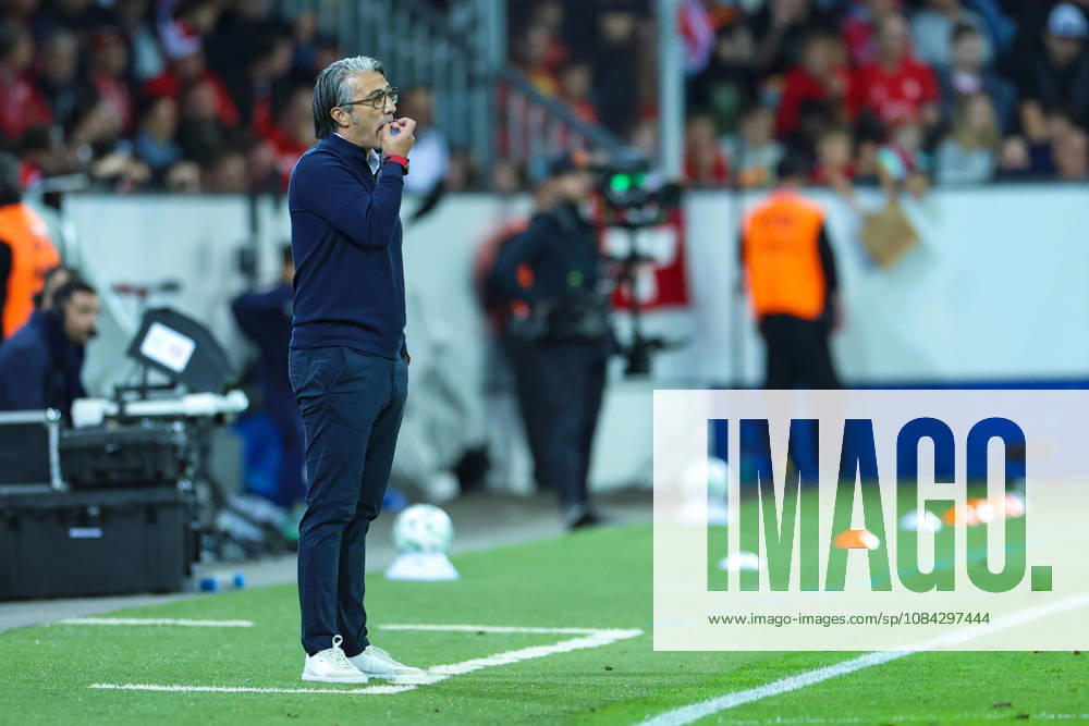 Murat Yakin (Head Coach, Switzerland) during the UEFA Nations League match between Switzerland and North Macedonia at thermoplan arena on October 6, 2026 in Lucerne, Switzerland.