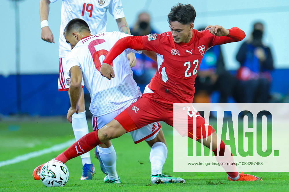 Fabian Rieder (22, Switzerland) during the UEFA Nations League match between Switzerland and North Macedonia at thermoplan arena on October 6, 2026 in Lucerne, Switzerland.