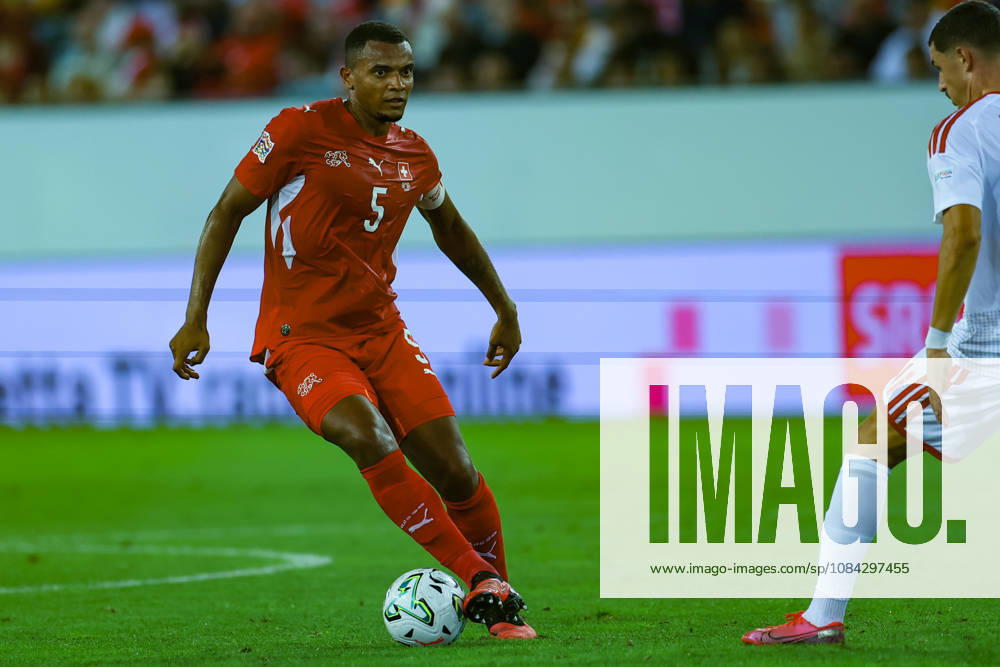Manuel Akanji (5, Switzerland) during the UEFA Nations League match between Switzerland and North Macedonia at thermoplan arena on October 6, 2026 in Lucerne, Switzerland.