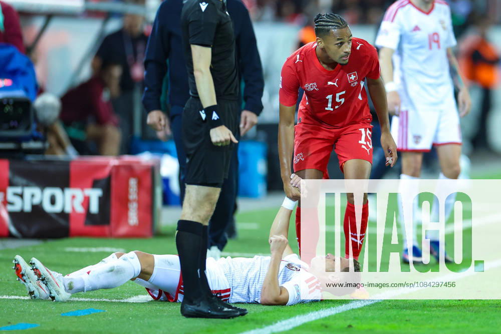 Mohameth Djibril Ibrahima Sow (15, Switzerland) during the UEFA Nations League match between Switzerland and North Macedonia at thermoplan arena on October 6, 2026 in Lucerne, Switzerland.