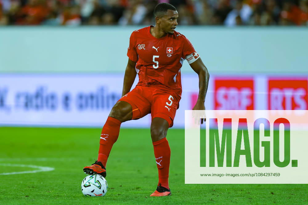 Manuel Akanji (5, Switzerland) during the UEFA Nations League match between Switzerland and North Macedonia at thermoplan arena on October 6, 2026 in Lucerne, Switzerland.