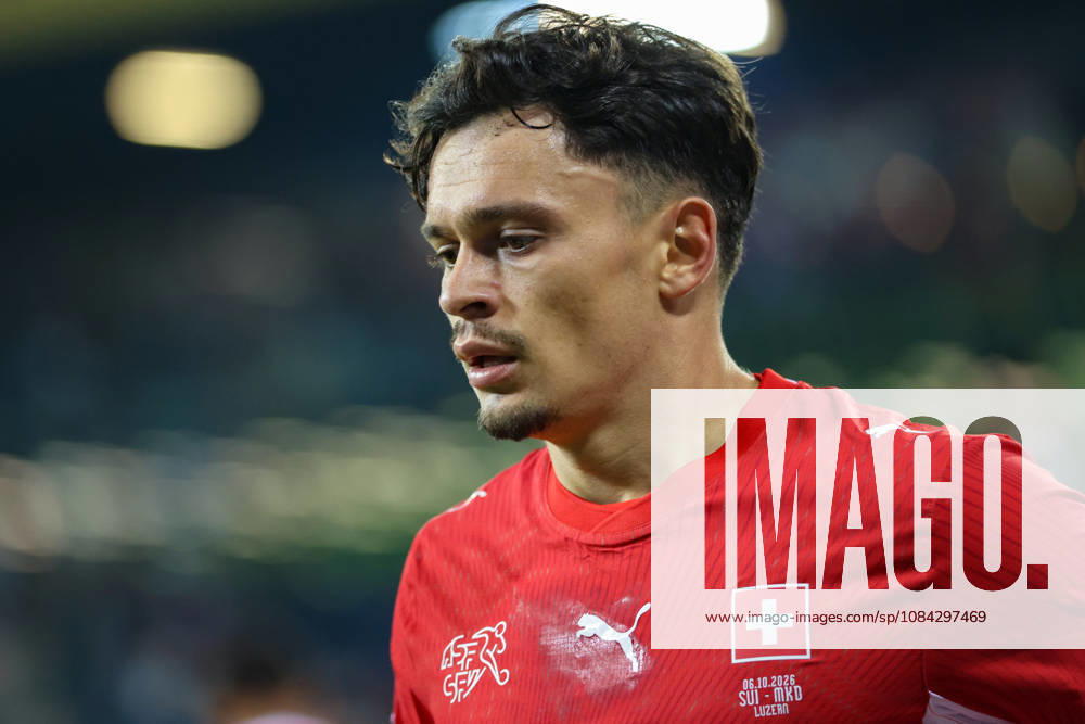 Fabian Rieder (22, Switzerland) during the UEFA Nations League match between Switzerland and North Macedonia at thermoplan arena on October 6, 2026 in Lucerne, Switzerland.