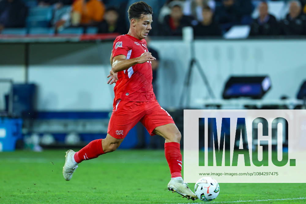 Ardon Jashari (14, Switzerland) during the UEFA Nations League match between Switzerland and North Macedonia at thermoplan arena on October 6, 2026 in Lucerne, Switzerland.