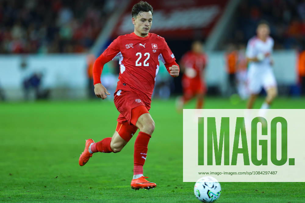 Fabian Rieder (22, Switzerland) during the UEFA Nations League match between Switzerland and North Macedonia at thermoplan arena on October 6, 2026 in Lucerne, Switzerland.