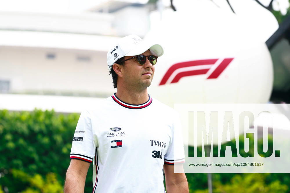 F1 - SINGAPORE GRAND PRIX 2026 PEREZ Sergio (mex), Cadillac F1 Team MAC-26, portrait during the 2026 Formula 1 Singapore Grand Prix, 17th round of the 2026 Formula One World Championship, WM, Weltmeisterschaft from October 9 to 11, 2026 on the Marina Bay Street Circuit, in Singapore, Singapore - SingaporeSingapore