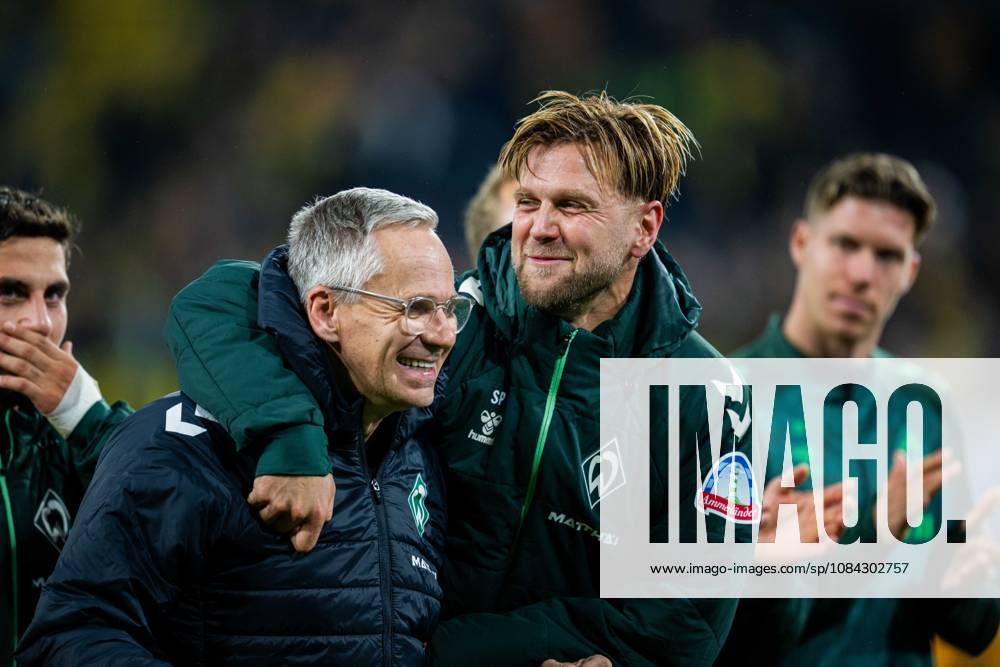 Soccer, 2026–2027, 1st Bundesliga, Matchday 7, Borussia Dortmund vs. SV Werder Bremen, Referee Andreas Graßmann, Grassmann (bus driver, Bremen), Niclas Füllkrug (Bremen). DFL regulations prohibit any use of photographs as image sequences and or quasi-video.
