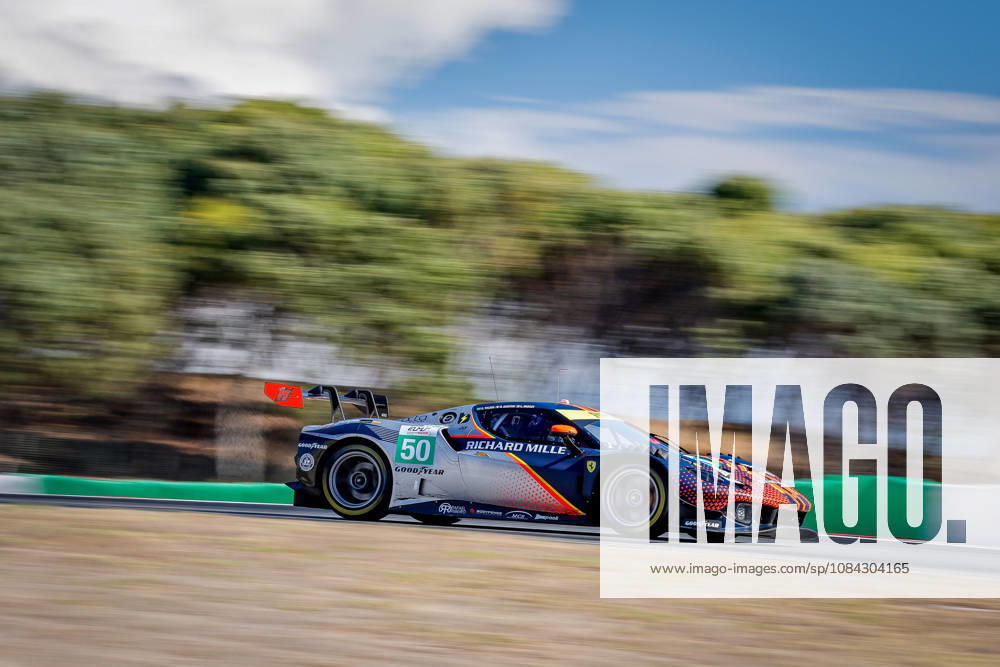AUTO - ELMS - 4 HOURS OF PORTIMAO 2026 50 TOLEDO Custodio (usa), WADOUX Lilou (fra), AGOSTINI Riccardo (ita), Richard Mille AF Corse, Ferrari 296 LMGT3 Evo, LMGT3, action during the 4 Hours of Portimao 2026, 6th round of the 2026 European Le Mans Series on the Autodromo Internacional do Algarve from October 8 to 10, 2026 in Portimao, Portugal - PortimaoPortugal