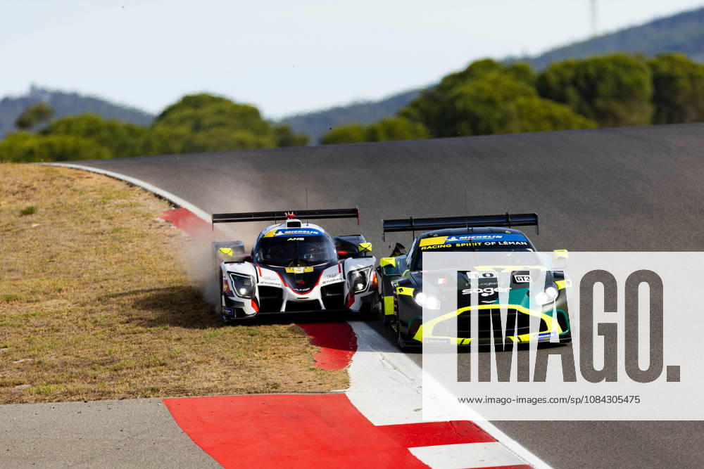 AUTO - MLC 2026 - PORTIMAO 09 IGLESIAS Louis (fra), DODDS Maxwell (gbr), ANS Motorsport, Ligier JS P325 - Toyota, LMP3, action 10 SAGER Philipp (aut), HASSE CLOT Valentin (fra), Racing Spirit of LÃ man, Aston Martin Vantage AMR GT3 Evo, GT3, action crash during the 6th round of the 2026 Michelin Le Mans Cup on the Autodromo Internacional do Algarve from October 8 to 10, 2026 in Portimao, Portugal -