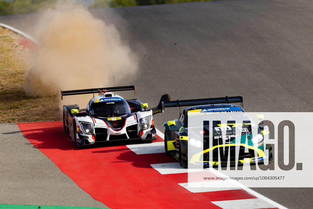 AUTO - MLC 2026 - PORTIMAO 09 IGLESIAS Louis (fra), DODDS Maxwell (gbr), ANS Motorsport, Ligier JS P325 - Toyota, LMP3, action 10 SAGER Philipp (aut), HASSE CLOT Valentin (fra), Racing Spirit of LÃ man, Aston Martin Vantage AMR GT3 Evo, GT3, action crash during the 6th round of the 2026 Michelin Le Mans Cup on the Autodromo Internacional do Algarve from October 8 to 10, 2026 in Portimao, Portugal -