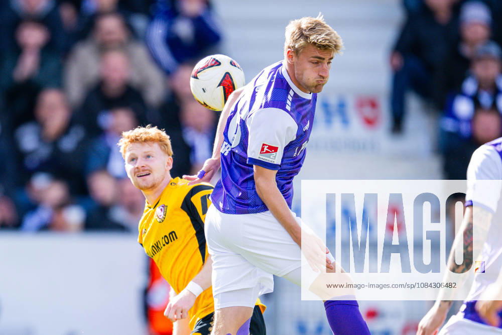 Soccer, 2026–2027, 2. Bundesliga, Matchday 7, VfL Osnabrück vs. SG Dynamo Dresden; Referee: Robert Wagner (Dresden), Fridolin Wagner (Osnabrück); DFL regulations prohibit any use of photographs as image sequences and or quasi-video