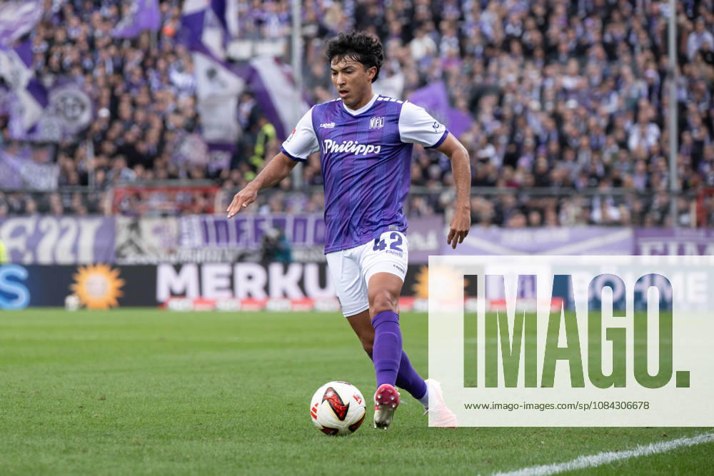 Jonathan Gomez, 42, Osnabrück; VfL Osnabrück vs. SG Dynamo Dresden; soccer; 2. Bundesliga; Matchday 7; October 10, 2026; DFL regulations prohibit any use of photographs as image sequences and or quasi-video; Osnabrück, Lower Saxony, Germany