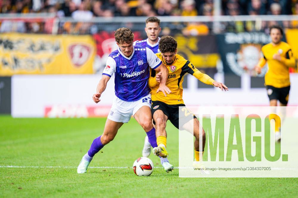 Soccer, 2026–2027, 2. Bundesliga, Matchday 7, VfL Osnabrück vs. SG Dynamo Dresden; Referee: Robin Fabinski (Osnabrück), Assistant Referee: Ben Bobzien (Dresden); DFL regulations prohibit any use of photographs as image sequences and or quasi-video