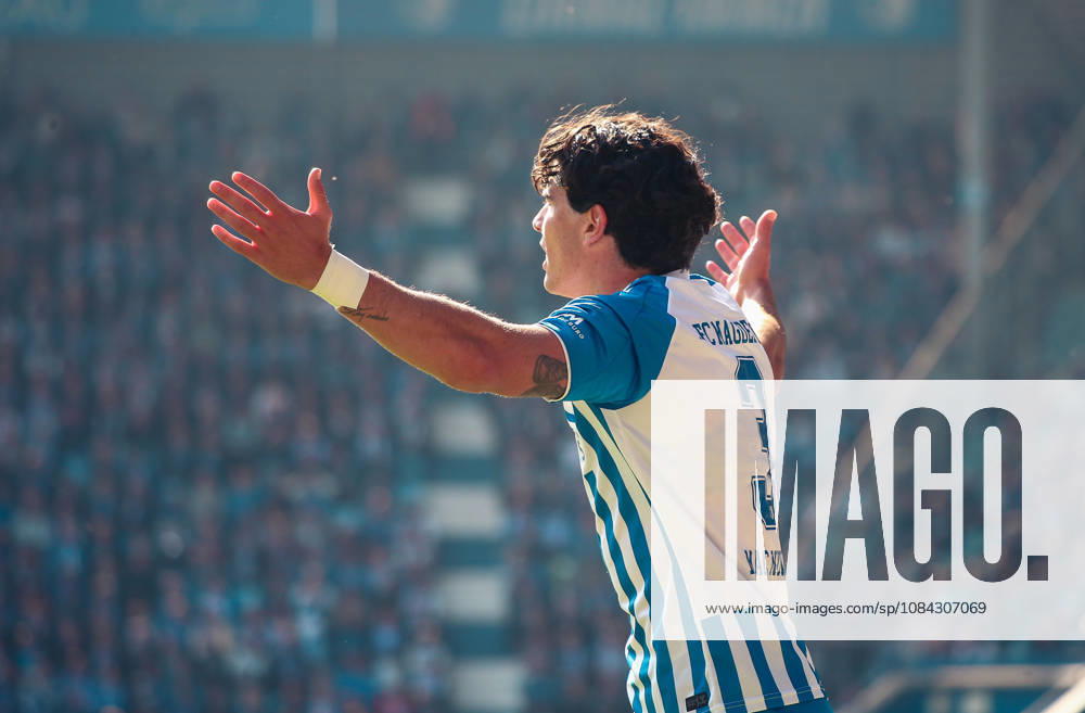 Germany Soccer 2. Bundesliga 2026–2027, Matchday 7: 1. FC Magdeburg vs. Hannover 96, Avnet Arena, Magdeburg—Gestures, Body Language, Emotion—Anselmo Garcia MacNulty, Anselmo Garcia MacNulty, 1. FC Magdeburg, 3