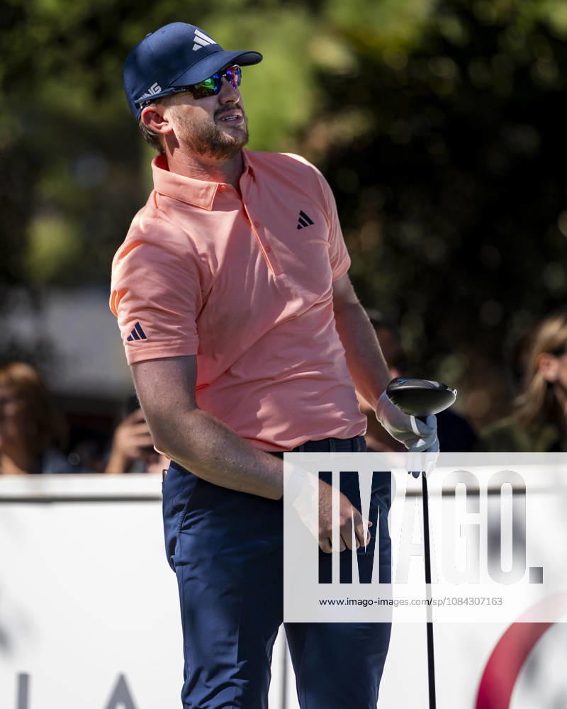 Golf 2026: Open De Espana: Day Three MADRID, SPAIN - OCTOBER 10: Connor Syme of Scotland tees off on day three of the Open de Espana presented by Madrid at Club de Campo Villa de Madrid on October 10, 2026 in Madrid, Spain. Madrid Club de Campo Villa de Madrid Madrid Spain