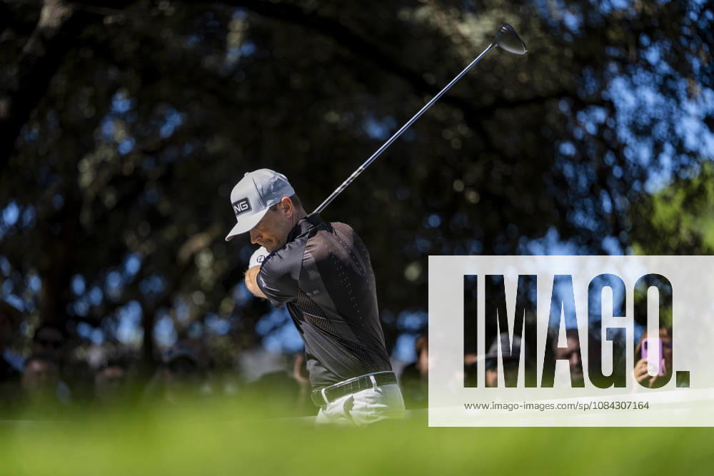 Golf 2026: Open De Espana: Day Three MADRID, SPAIN - OCTOBER 10: Joel Girrbach of Switzerland tees off on day three of the Open de Espana presented by Madrid at Club de Campo Villa de Madrid on October 10, 2026 in Madrid, Spain. Madrid Club de Campo Villa de Madrid Madrid Spain