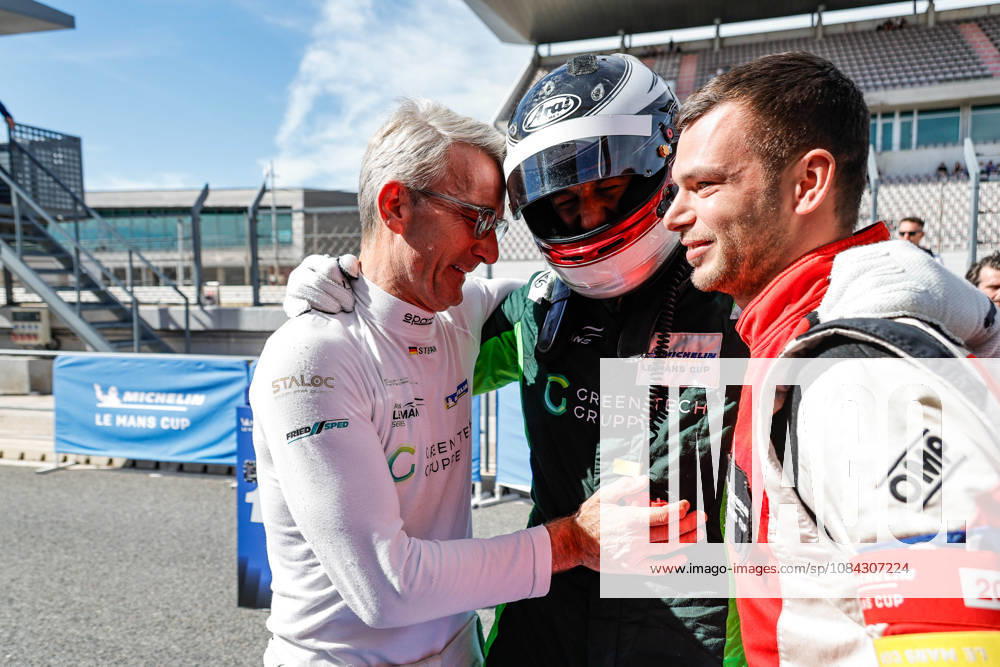 AUTO - MLC 2026 - PORTIMAO 71 AUST Stefan (ger), FERNANDEZ-LASER Felipe (ger), Rinaldi Racing, Ligier JS P325 - Toyota, LMP3 Pro Am, portrait podium, portrait celebration during the 6th round of the 2026 Michelin Le Mans Cup on the Autodromo Internacional do Algarve from October 8 to 10, 2026 in Portimao, Portugal - PortimaoPortugal