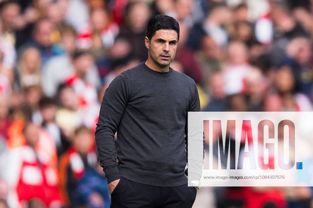 Arsenal Manager Mikel Arteta looks on Arsenal v Leeds United, Premier League, Football, Emirates Stadium, London, UK - 10 Oct 2026London Emirates Stadium United Kingdom
